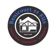 Logo Bénicourt et Fils — Couverture, Charpente, Zinguerie, depuis 1990